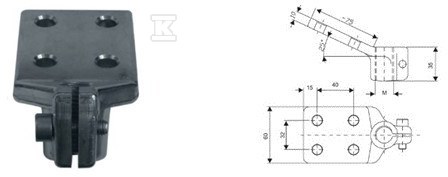 Zacisk transformatorowy MK 4/M16 (BK - 1115-810-416-000/004